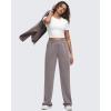imageG4Free Smoofit Modal Soft Wide Leg Sweatpants for Women High Waisted Casual Lounge Travel Pants with PocketsTaupe