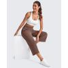 imageG4Free Smoofit Modal Soft Womens Wide Leg Capri Pants High Waist Casual Lounge Cropped Sweatpants with PocketsDark Coffee