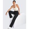 imageG4Free Smoofit Women Modal Soft Wide Leg Sweatpants Drawstring Casual Lounge Dress Pants with Pockets ShortPetiteRegularBlack