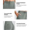 imageG4Free Smoofit Women Modal Soft Wide Leg Sweatpants Drawstring Casual Lounge Dress Pants with Pockets ShortPetiteRegularGrey Sage