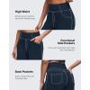 imageG4Free Womens Wide Leg Pants Casual High Waisted Yoga Pants with 4 Pockets StretchDark Navy