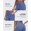 imageG4Free Womens Wide Leg Pants Casual High Waisted Yoga Pants with 4 Pockets StretchDenim Blue
