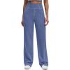 imageG4Free Womens Wide Leg Pants Casual High Waisted Yoga Pants with 4 Pockets StretchDenim Blue