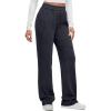 imageG4Free Smoofit Modal Soft Wide Leg Sweatpants for Women High Waisted Casual Lounge Travel Pants with PocketsBlack
