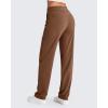 imageG4Free ShiftReady Yoga Pants Women High Waist Dress Work Pants with Pockets Straight Leg Business Casual Trousers 28quot30quot32quotDark Coffee