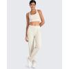 imageG4Free ShiftReady Yoga Pants Women High Waist Dress Work Pants with Pockets Straight Leg Business Casual Trousers 28quot30quot32quotIvory