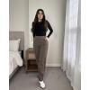 imageG4Free ShiftReady Yoga Pants Women High Waist Dress Work Pants with Pockets Straight Leg Business Casual Trousers 28quot30quot32quotTaupe