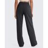 imageG4Free Wide Leg Pants for Women High Waisted Yoga Pants with Pockets Stretch Casual Lounge PantsBlack