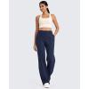 imageG4Free Wide Leg Pants for Women High Waisted Yoga Pants with Pockets Stretch Casual Lounge PantsNavy