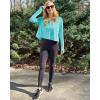imageWomens UPF 50 Sun Protection Hoodie Shirts Lightweight Quick Dry Long Sleeve Zip Jacket with Pocket Hiking OutdoorLake Blue