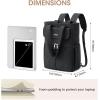 imageG4Free 2 in 1 Slim Tote Backpack 15quot Laptop Backpack Work Daypack for WomenBlack