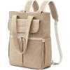 imageG4Free 2 in 1 Slim Tote Backpack 15quot Laptop Backpack Work Daypack for WomenKhaki