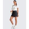 imageG4Free A Line Golf Skirts for Women 15 Elastic High Waisted Tennis Skorts Soft Casual Athletic Inner Shorts 4 PocketsBlack