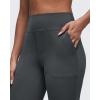 imageG4Free BareFeel Flare Yoga Pants Women High Waisted Bootcut Leggings with Pockets Dress Work Pant PetiteRegularTallDark Gray