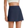 imageG4Free Barefeel 15quot Tennis Skirts for Women High Waisted A Line Casual Athletic Golf Skorts Inner Shorts with 2 PocketsDark Navy