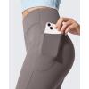 imageG4Free Ribbed Flare Yoga Pants with Pockets for Women High Waisted Bootcut Workout Leggings CasualTaupe