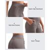 imageG4Free Breathable Ribbed Women Casual Wide Leg Pants with Pockets Lightweight High Waist Yoga Pants PetiteRegularTallTaupe