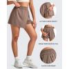 imageG4Free Hiking Shorts for Women with Cargo Pockets Wrap Skirts Wide Leg Tennis Skorts for Travel Dressy CasualCocoa Beige