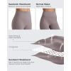 imageG4Free BareFeel Yoga Pants for Women Seamless Waistband Yoga Leggings Workout Biker Leggings with Pockets 25quot 27quot 29quotTaupeseamless