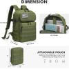 imageG4Free 25L Small Backpack Fits 15quot Laptop Tactical Work Back Pack Travel Bag for Men BlackGreen