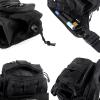 imageG4Free Tactical Messenger Fishing Tackle Side Bag EDC Sling Pack Utility VersipackBlack