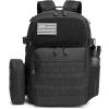 imageG4Free 25L Small Backpack Fits 15quot Laptop Tactical Work Back Pack Travel Bag for Men BlackBlack