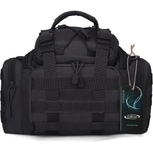 imageG4Free Sport Outdoor Waist Pack Tactical Sling Bag Hiking Fanny Pack Fishing TacklesBlack