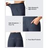 imageG4Free Breathable Ribbed Wide Leg Yoga Pants Women High Waist Lightweight Casual Trousers with PocketsDark Blue