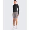 imageG4Free Workout Jackets for Woman BareFeel Cropped Zip Up Athletic Running Jacket Slim Fit Yoga Tops with Thumb HolesBlack