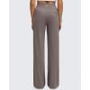 imageG4Free BareFeel High Stretch Wide Leg Pants for Women Soft Comfy Casual Yoga Pants with Pockets PetiteRegularTallTaupe