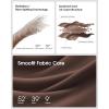 imageG4Free Smoofit Modal Soft Maternity Joggers with Pockets Over The Belly Pregnancy Casual SweatpantsDark Coffee