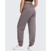 imageG4Free Smoofit Modal Soft Maternity Joggers with Pockets Over The Belly Pregnancy Casual SweatpantsTaupe