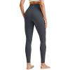 imageG4Free BareFeel High Waisted ClassicSeamless Lounge Leggings Soft Workout Yoga Pants for Women with Pockets 20quot25quot27quot29quotDeep Grey