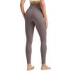 imageG4Free BareFeel High Waisted ClassicSeamless Lounge Leggings Soft Workout Yoga Pants for Women with Pockets 20quot25quot27quot29quotTaupe