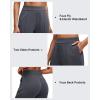 imageG4Free Smoofit Modal Soft Straight Leg Sweatpants for Women Elastic High Waist Casual Lounge Dress Pants with PocketsDark Gray