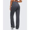 imageG4Free Smoofit Modal Soft Straight Leg Sweatpants for Women Elastic High Waist Casual Lounge Dress Pants with PocketsDark Gray