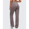 imageG4Free Smoofit Modal Soft Straight Leg Sweatpants for Women Elastic High Waist Casual Lounge Dress Pants with PocketsTaupe