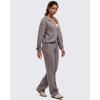 imageG4Free Smoofit Modal Soft Straight Leg Sweatpants for Women Elastic High Waist Casual Lounge Dress Pants with PocketsTaupe