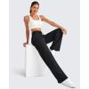 imageG4Free Smoofit Modal Soft Wide Leg Sweatpants for Women High Waist Drawstring Casual Lounge Pants with PocketsBlack