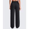 imageG4Free Smoofit Modal Soft Wide Leg Sweatpants for Women High Waist Drawstring Casual Lounge Pants with PocketsBlack