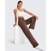 imageG4Free Smoofit Modal Soft Wide Leg Sweatpants for Women High Waist Drawstring Casual Lounge Pants with PocketsDark Coffee