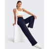 imageG4Free Smoofit Modal Soft Wide Leg Sweatpants for Women High Waist Drawstring Casual Lounge Pants with PocketsDark Navy