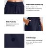 imageG4Free Smoofit Modal Soft Wide Leg Sweatpants for Women High Waist Drawstring Casual Lounge Pants with PocketsDark Navy