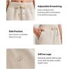imageG4Free Smoofit Modal Soft Wide Leg Sweatpants for Women High Waist Drawstring Casual Lounge Pants with PocketsLight Khaki