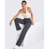 imageG4Free Smoofit Modal Soft Women Wide Leg Sweatpants Drawstring Casual Lounge Dress Pants with Pockets PetiteRegularTallDeep Grey