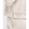 imageG4Free Smoofit Modal Soft Womens HalfZip Pullover Mock Neck Long Sleeve Sweatshirts with Side SlitsIvory