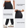 imageG4Free Smoofit Modal Soft Womens Joggers Track Pants Tapered Leg Casual Scrub Sweatpants with Side PocketsBlack