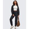 imageG4Free Smoofit Modal Soft Womens Joggers Track Pants Tapered Leg Casual Scrub Sweatpants with Side PocketsBlack