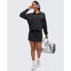 imageG4Free Smoofit Modal Soft Womens Polo Sweatshirts Pullover Long Sleeve Button Up Casual TopsBlack