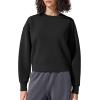 imageG4Free Smoofit Modal Soft Womens Sweatshirts Long Sleeve Crewneck Pullover Loose Fit Casual TopsBlack